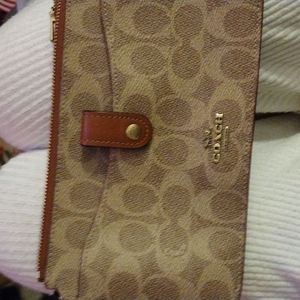 Coach Signature 37458 Women's Coated Canvas,Leathe